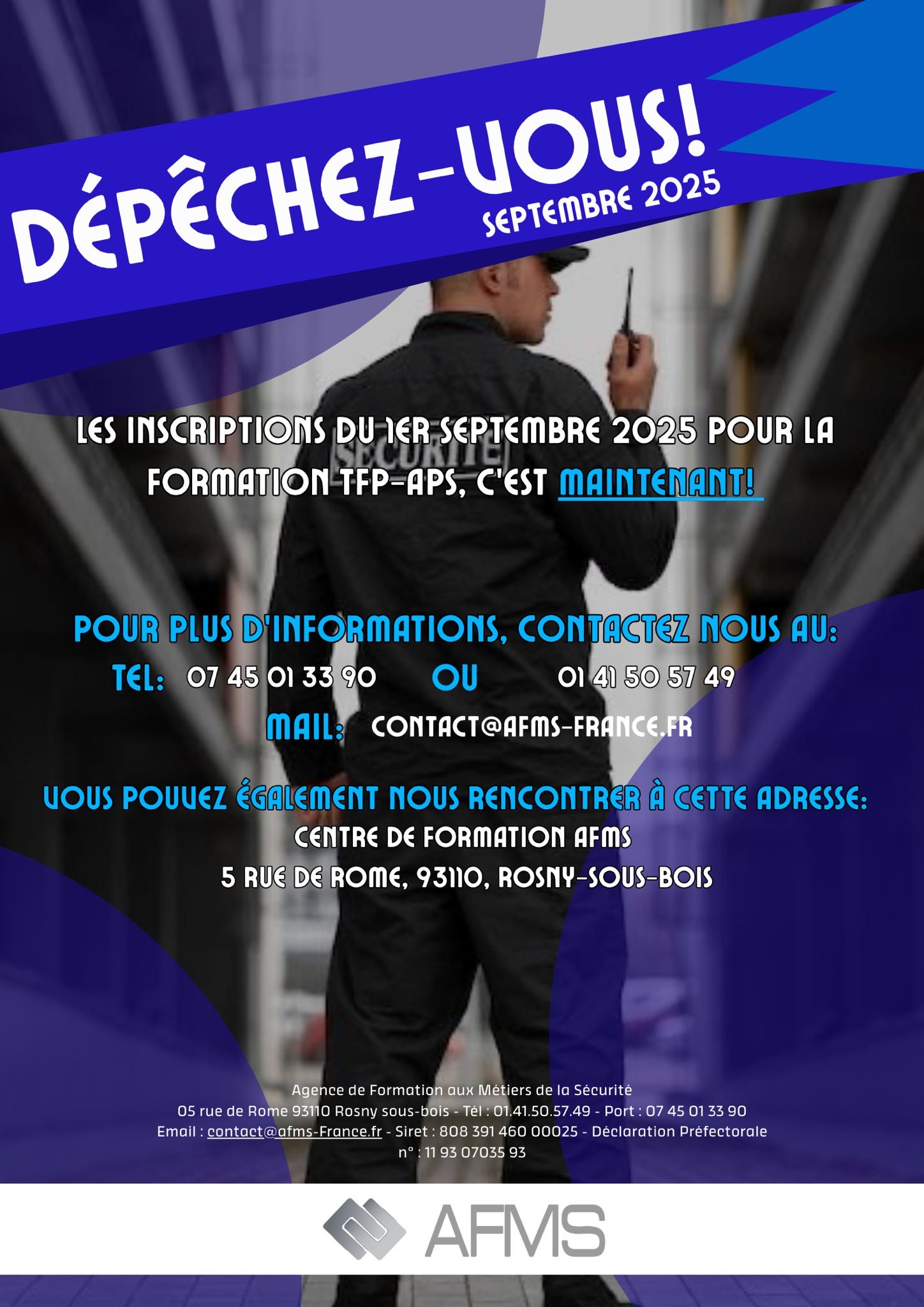 FORMATION APS dès septembre 2025 !!!